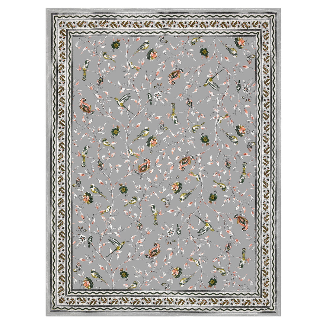Bella Casa Fashion & Retail Ltd  BEDSHEET 90 X 108 Inch / Multi / Cotton Bella Casa Double King Size Bedsheet Set Cotton with 2 Pillow Covers Ethnic Design Multi Colour - Ethnic Collection