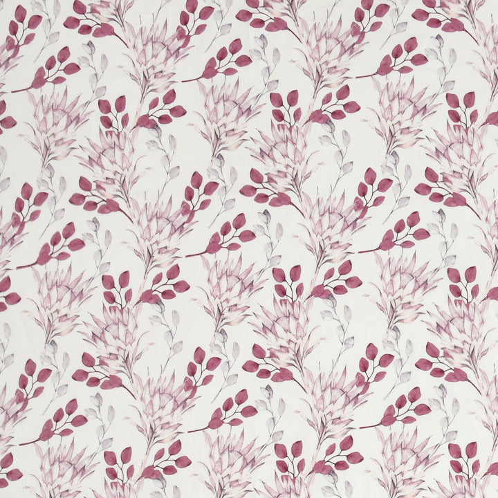 Double Bedsheet Set Cotton King Size with 2 Pillow Covers Floral Design Pink Colour - Stella Collection