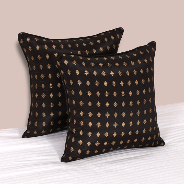 BELLA CASA FASHION Cushion Cover Utsav Polyester Printed Cushion Cover Pack of 2