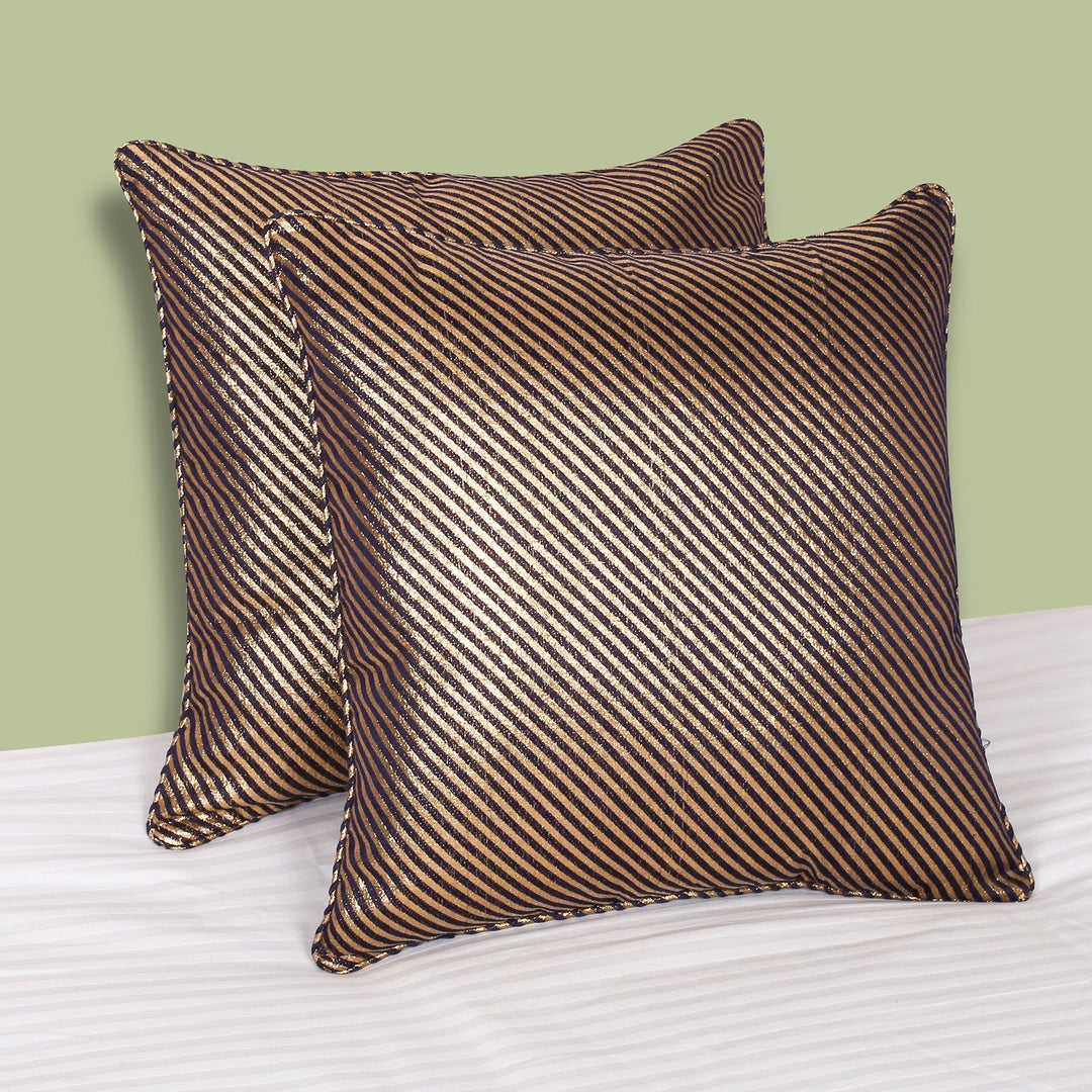 BELLA CASA FASHION Cushion Cover Utsav Polyester Printed Cushion Cover Pack of 2
