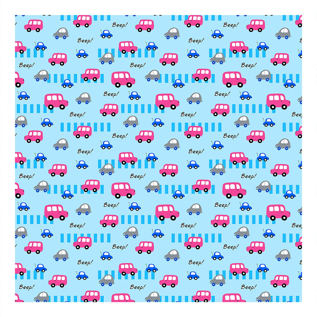 Bella Casa Fashion & Retail Ltd BEDSHEET Single Bedsheet Set 180 TC 100 % Cotton - Kids Kingdom Collection