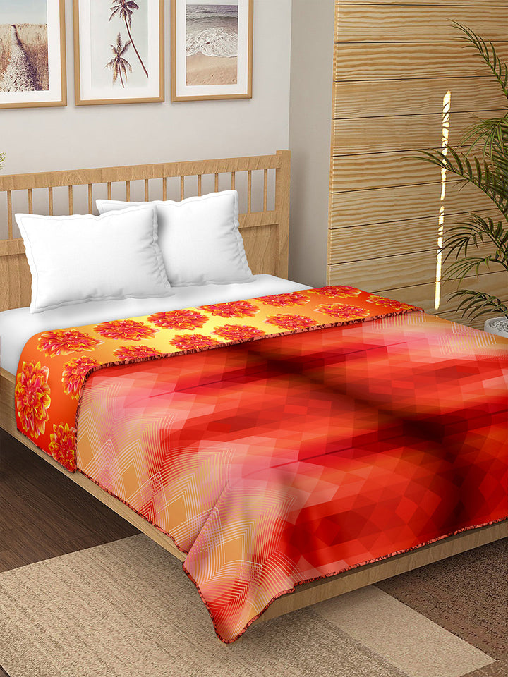 Bella Casa Fashion & Retail Ltd  Double Dohar / AC Blanket Reversible| Size: 200 X 210 CM - Breeze Collection