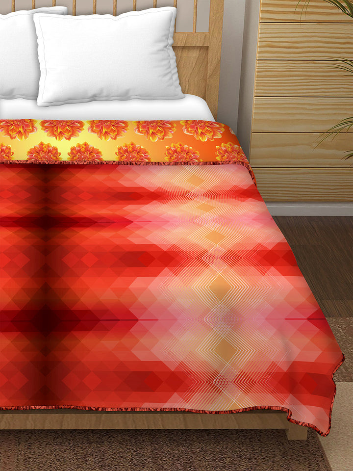 Bella Casa Fashion & Retail Ltd  Double Dohar / AC Blanket Reversible| Size: 200 X 210 CM - Breeze Collection