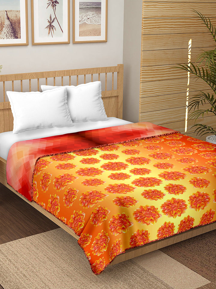 Bella Casa Fashion & Retail Ltd  Double Dohar / AC Blanket Reversible| Size: 200 X 210 CM - Breeze Collection