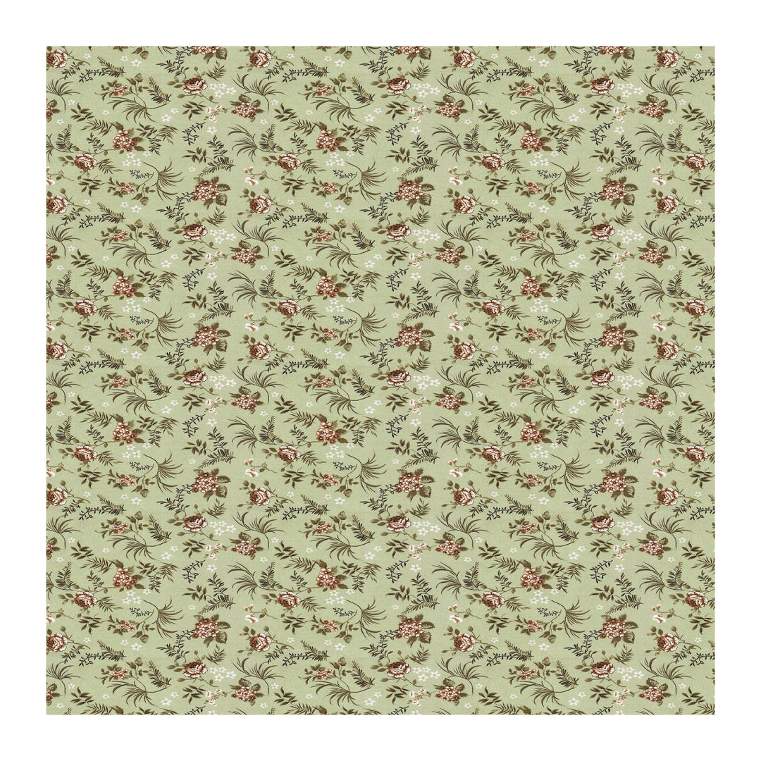 Bella Casa Fashion & Retail Ltd BEDSHEET 60 X 90 Inch / Green & Multi / Cotton Bella Casa Single Size Cotton Bedsheet with 1 Pillow Cover Floral Design Green & Multi Colour - Stella Collection