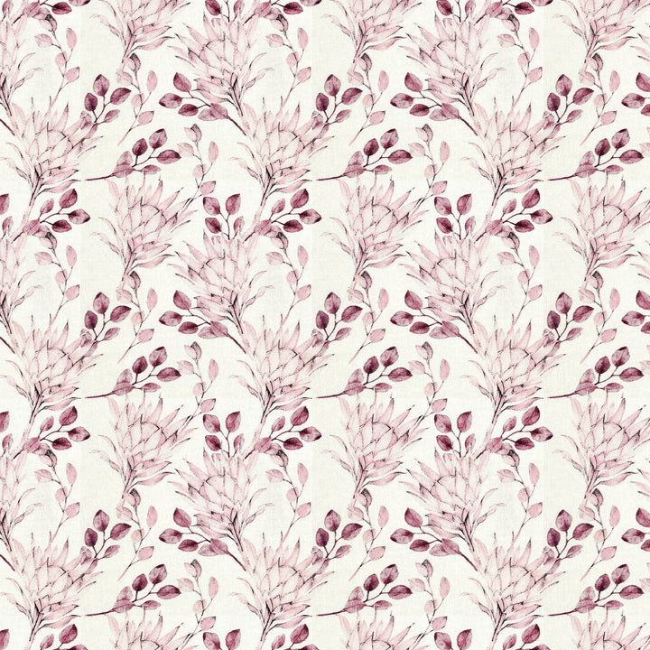 Bella Casa Fashion & Retail Ltd BEDSHEET 60 X 90 Inch / Pink / Cotton Bella Casa Single Size Cotton Bedsheet with 1 Pillow Cover Floral Design Pink Colour - Stella Collection