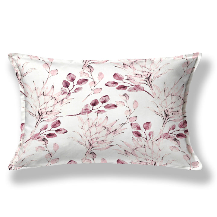 Bella Casa Fashion & Retail Ltd BEDSHEET 60 X 90 Inch / Pink / Cotton Bella Casa Single Size Cotton Bedsheet with 1 Pillow Cover Floral Design Pink Colour - Stella Collection