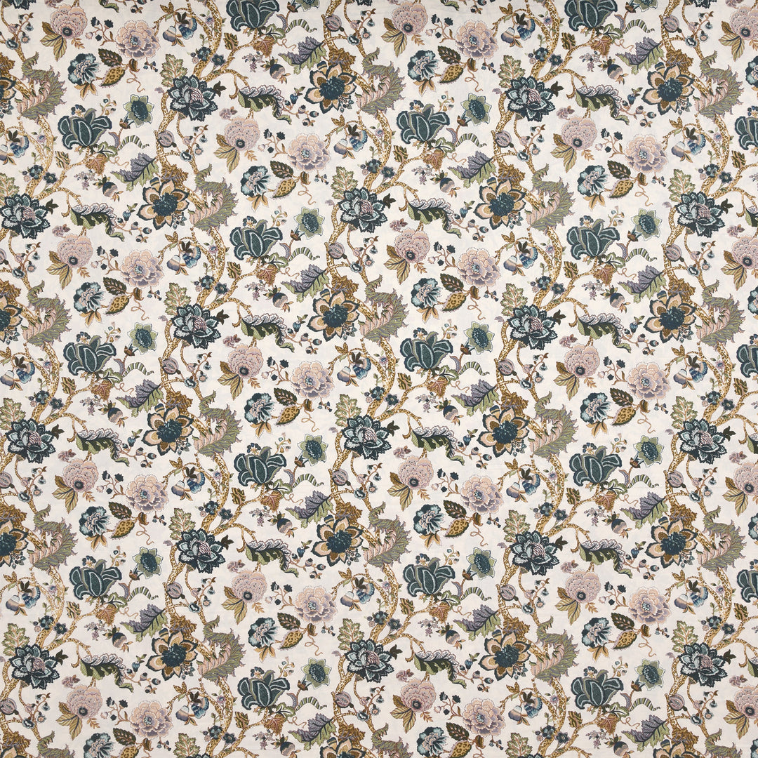 Bella Casa Fashion & Retail Ltd BEDSHEET 72 inch x 78 inch + 10 inch / Multicolor / 100 % Pure Cotton Double Fitted Bedsheet Set 100% Cotton with 2 Pillow Covers Floral Design Multi Colour - Scarlet Collection