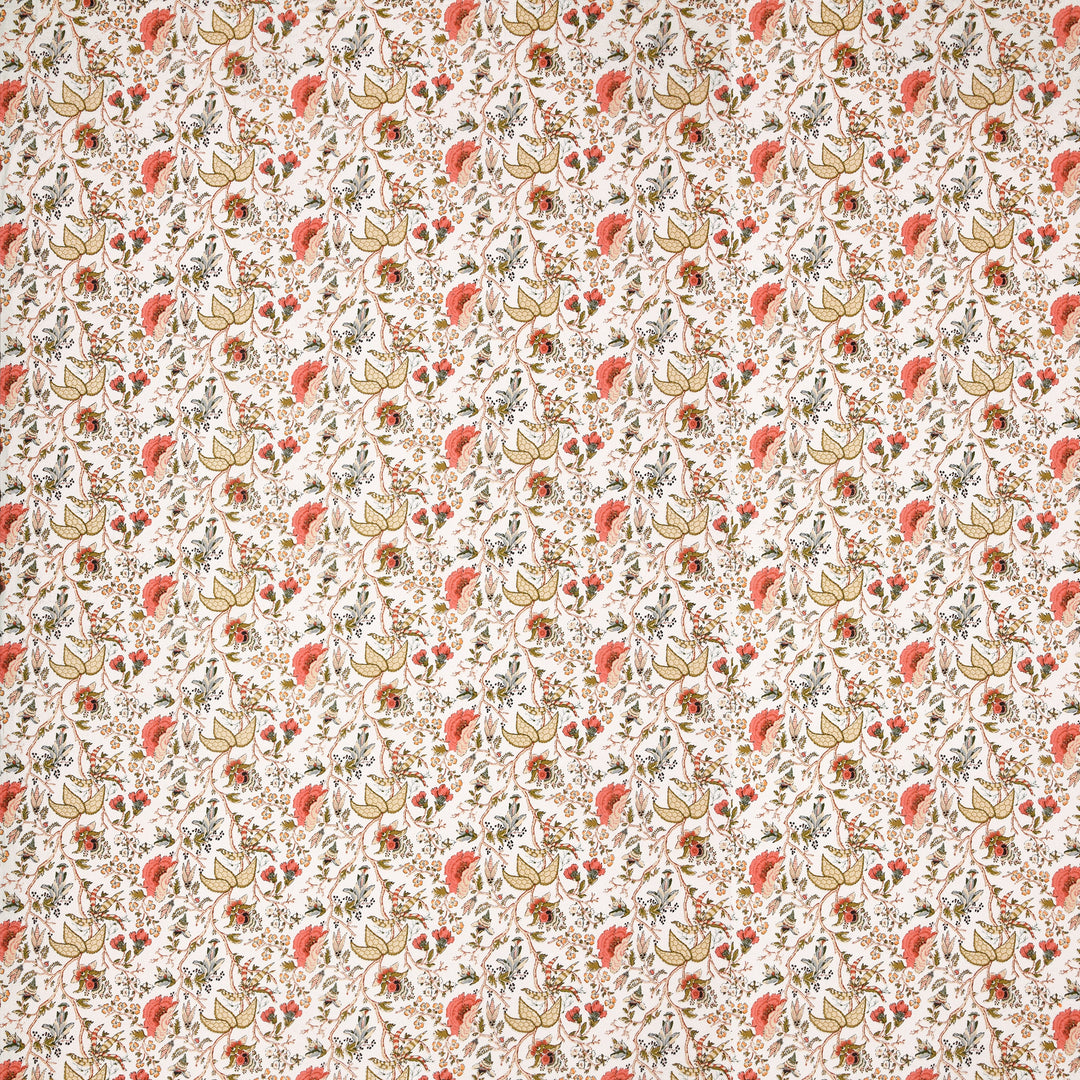 Bella Casa Fashion & Retail Ltd BEDSHEET 72 inch x 78 inch + 10 inch / Multicolor / 100 % Pure Cotton Double Fitted Bedsheet Set 100% Cotton with 2 Pillow Covers Floral Design Multi Colour - Scarlet Collection