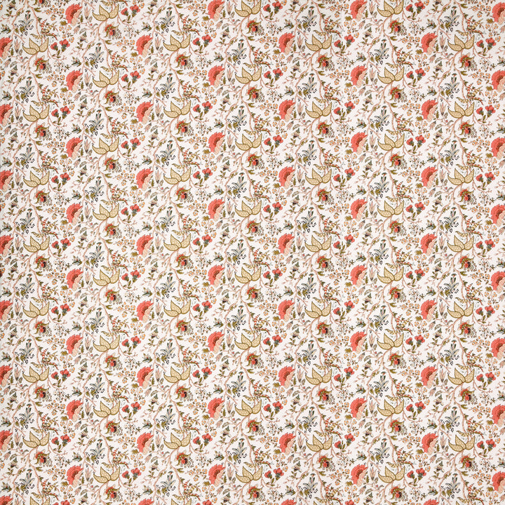 Bella Casa Fashion & Retail Ltd BEDSHEET 72 inch x 78 inch + 10 inch / Multicolor / 100 % Pure Cotton Double Fitted Bedsheet Set 100% Cotton with 2 Pillow Covers Floral Design Multi Colour - Scarlet Collection