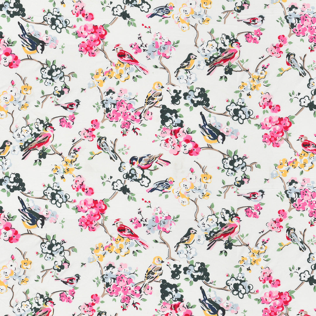 Bella Casa Fashion & Retail Ltd BEDSHEET 72 inch x 78 inch + 10 inch / Multicolor / 100 % Pure Cotton Double Fitted Bedsheet Set 100% Cotton with 2 Pillow Covers Floral Design Multi Colour - Scarlet Collection