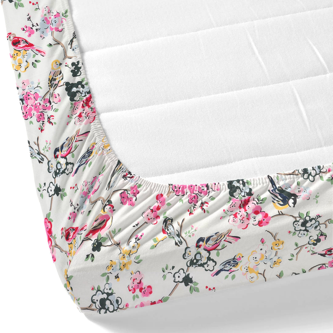 Bella Casa Fashion & Retail Ltd BEDSHEET 72 inch x 78 inch + 10 inch / Multicolor / 100 % Pure Cotton Double Fitted Bedsheet Set 100% Cotton with 2 Pillow Covers Floral Design Multi Colour - Scarlet Collection