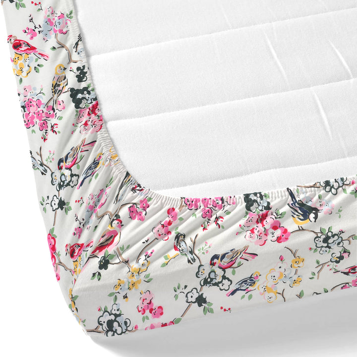 Bella Casa Fashion & Retail Ltd BEDSHEET 72 inch x 78 inch + 10 inch / Multicolor / 100 % Pure Cotton Double Fitted Bedsheet Set 100% Cotton with 2 Pillow Covers Floral Design Multi Colour - Scarlet Collection