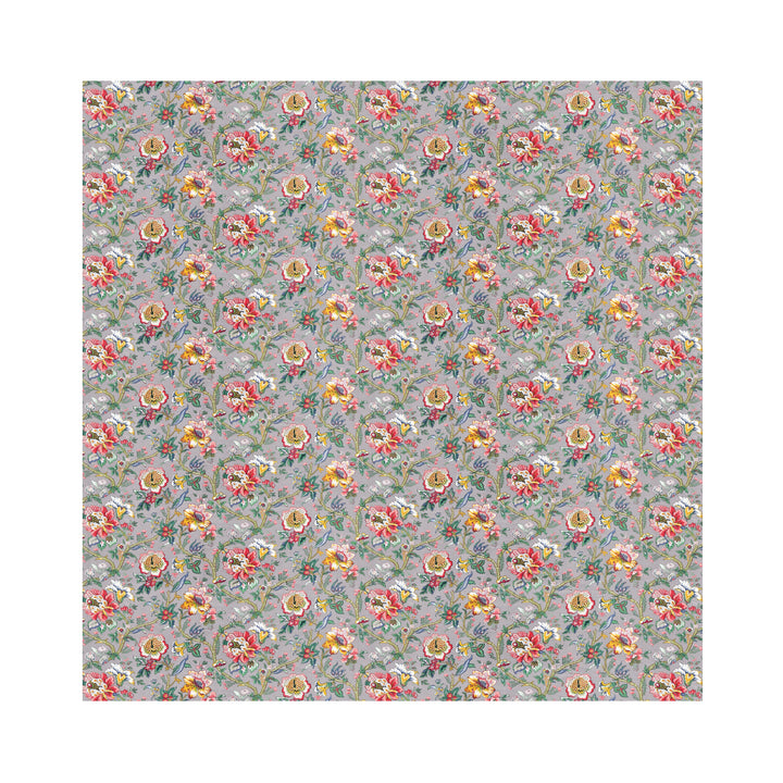 Bella Casa Fashion & Retail Ltd BEDSHEET 72 inch x 78 inch + 10 inch / Multicolor / 100 % Pure Cotton Double Fitted Bedsheet Set 100% Cotton with 2 Pillow Covers Floral Design Multi Colour - Scarlet Collection