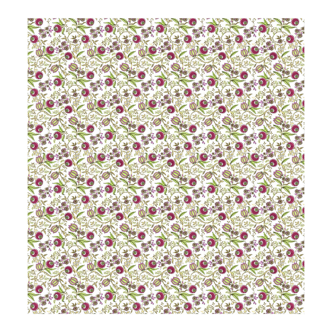 Bella Casa Fashion & Retail Ltd BEDSHEET 87 X 107 Inch / Multicolor / Cotton Double King Size Bedsheet with 2 Pillow Covers Cotton Multi Colour - Ethnic Collection
