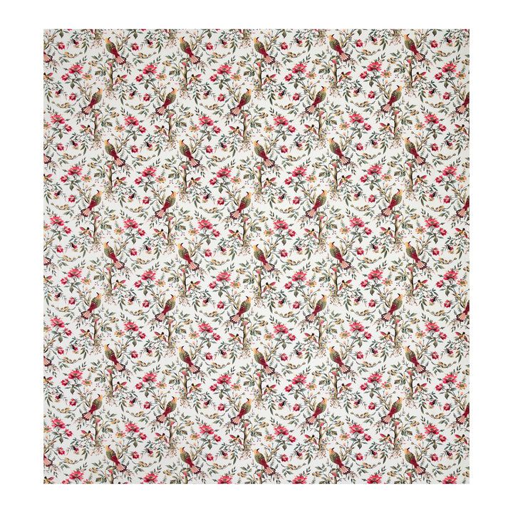 Bella Casa Fashion & Retail Ltd BEDSHEET 95 X 108 Inch / Multi Color / Cotton Double King Size Bedsheet Set Cotton with 2 Pillow Covers Floral Design Multi Colour - Snow Petals Collection