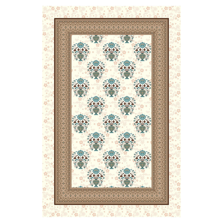 Bella Casa Fashion & Retail Ltd  Dohar 60 X 90 Inch / Brown / Cotton Single Dohar / AC Blanket Reversible| Size: 152 X 228 CM - Canva Collection