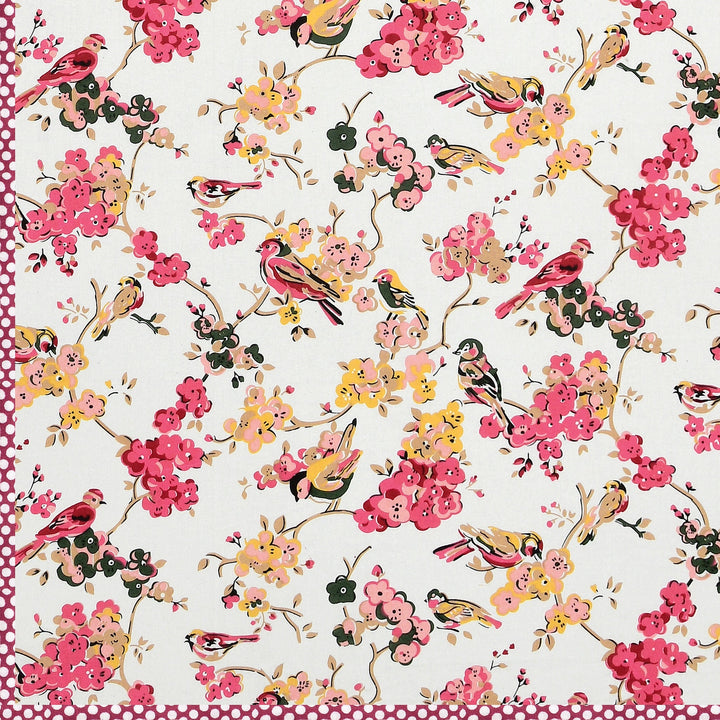 Bella Casa Fashion & Retail Ltd Dohar 60 X 90 Inch / Magenta & Yellow / Cotton Single Dohar/AC Blanket Cotton | Magenta & Yellow Colored Floral Printed | Size: 152 X 228 CM - Lotus Bloom Collection