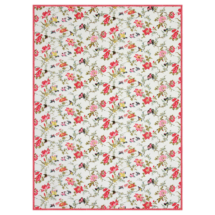 Bella Casa Fashion & Retail Ltd Dohar 60 X 90 Inch / Multi / Cotton Single Cotton Dohar/AC Blanket Cotton | Multi Colored Reversible Floral Printed | Size: 152 X 228 CM - Lotus Bloom Collection