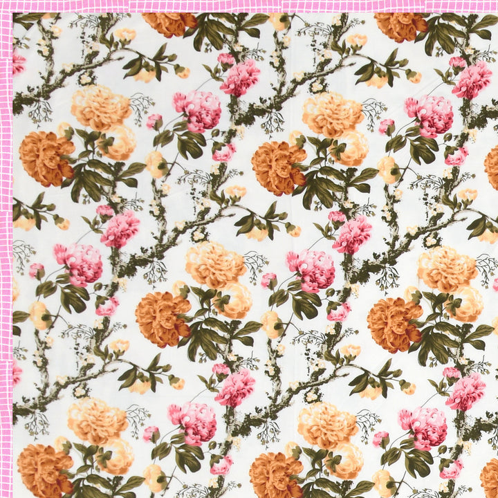Bella Casa Fashion & Retail Ltd Dohar 90 X 100 Inch / Multi / Cotton Double Dohar/AC Blanket Cotton | Multi Colored Floral Printed | Size: 228 X 254 CM - Jaipuri Jharokha Collection