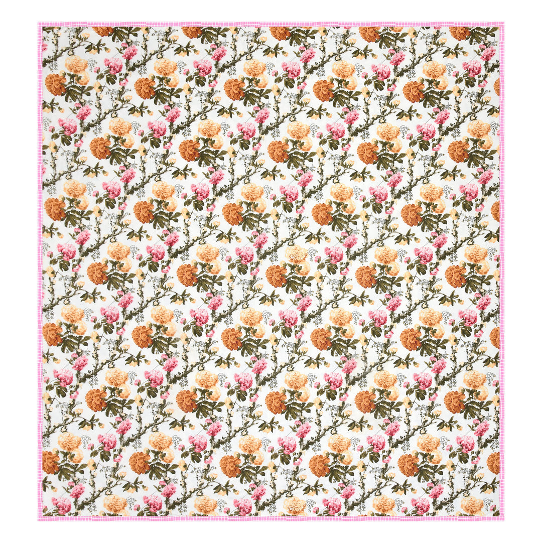 Bella Casa Fashion & Retail Ltd Dohar 90 X 100 Inch / Multi / Cotton Double Dohar/AC Blanket Cotton | Multi Colored Floral Printed | Size: 228 X 254 CM - Jaipuri Jharokha Collection