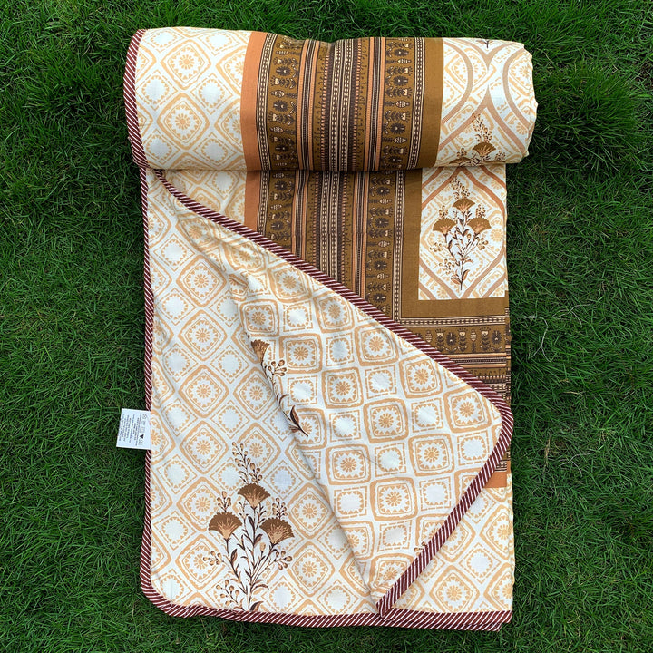 Bella Casa Fashion & Retail Ltd  Single Dohar / AC Blanket Reversible| Size: 152 X 228 CM - Canva Collection