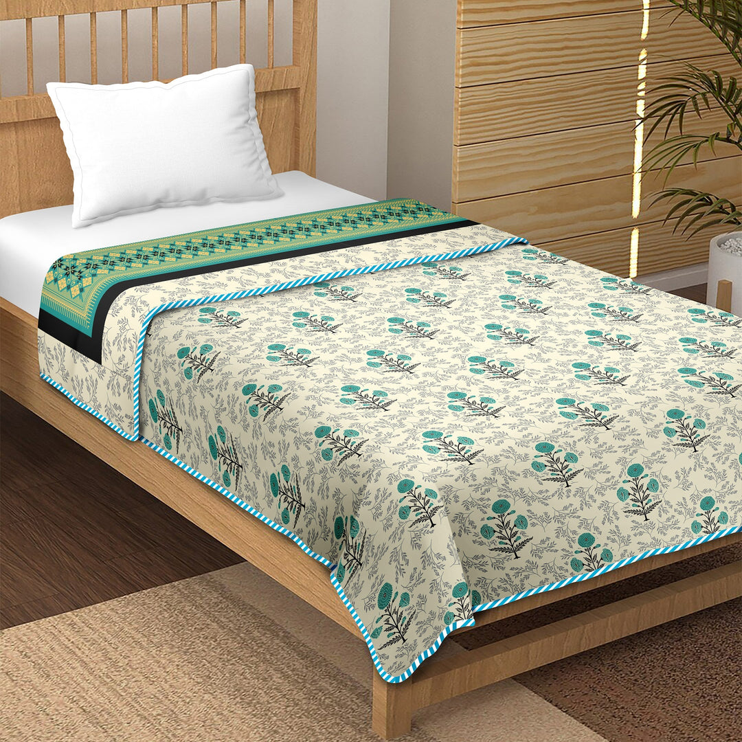 Bella Casa Fashion & Retail Ltd  Single Dohar / AC Blanket Reversible| Size: 152 X 228 CM - Canva Collection