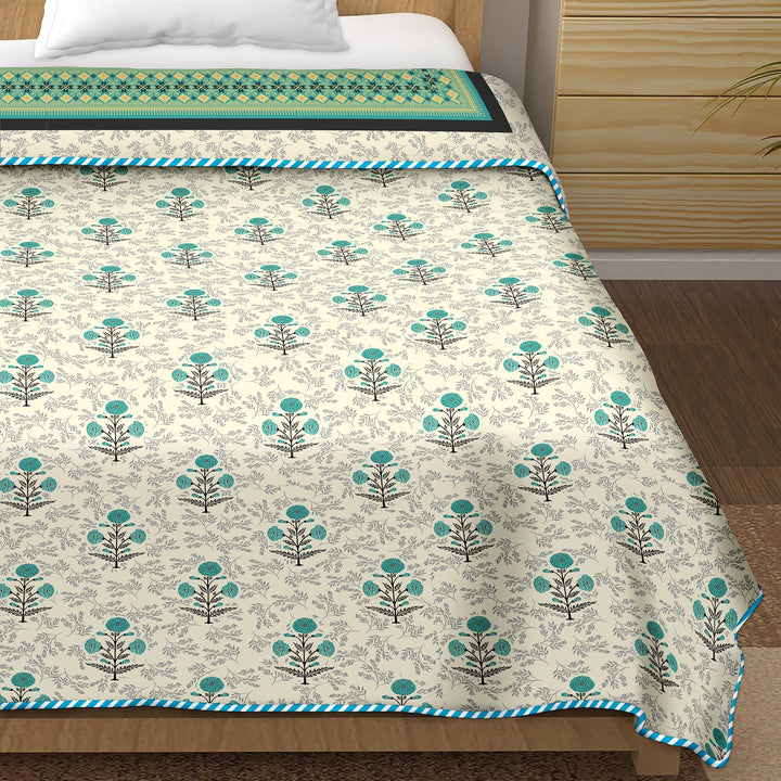 Bella Casa Fashion & Retail Ltd  Single Dohar / AC Blanket Reversible| Size: 152 X 228 CM - Canva Collection