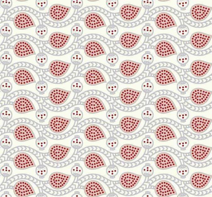 BELLA CASA FASHION BEDSHEET Mysterious Double Bedsheet Set King Size Cotton Red Colour