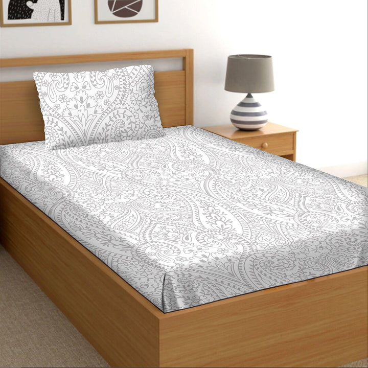 BELLA CASA FASHION BEDSHEET Single Bedsheet Set 100% Premium Cotton Multi Colour [Pack of 2 Bedsheet Set] - Orra Collection