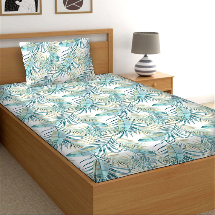 BELLA CASA FASHION BEDSHEET Single Bedsheet Set 100% Premium Cotton Multi Colour [Pack of 2 Bedsheet Set] - Orra Collection