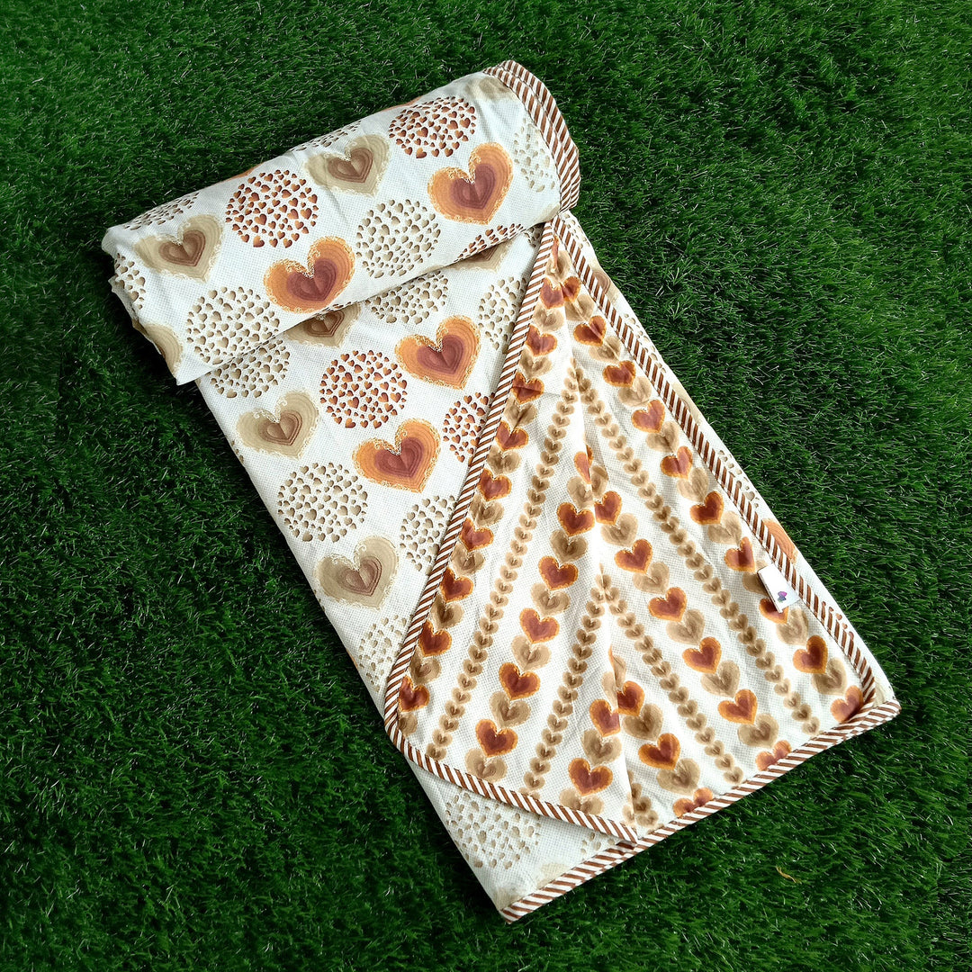 BELLA CASA FASHION Dohar Double Dohar/AC Blanket Reversible Cotton | Size: 228 X 254 CM - Finland Collection