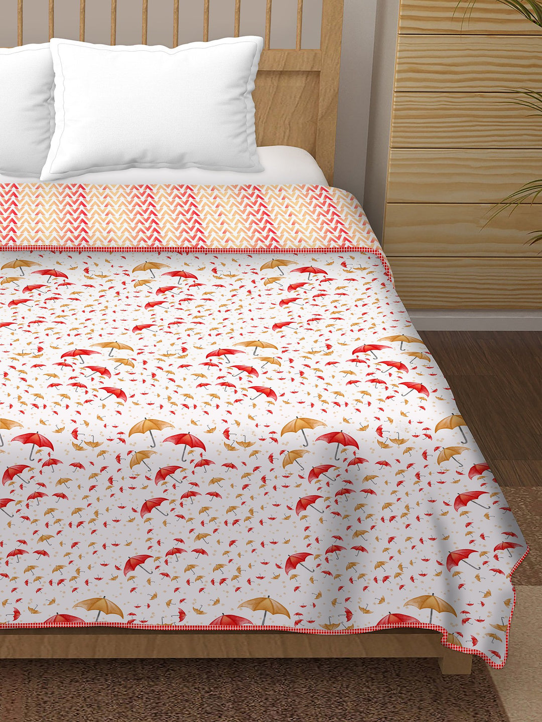 Double Dohar/AC Blanket Reversible Cotton | Size: 228 X 254 CM - Finland Collection