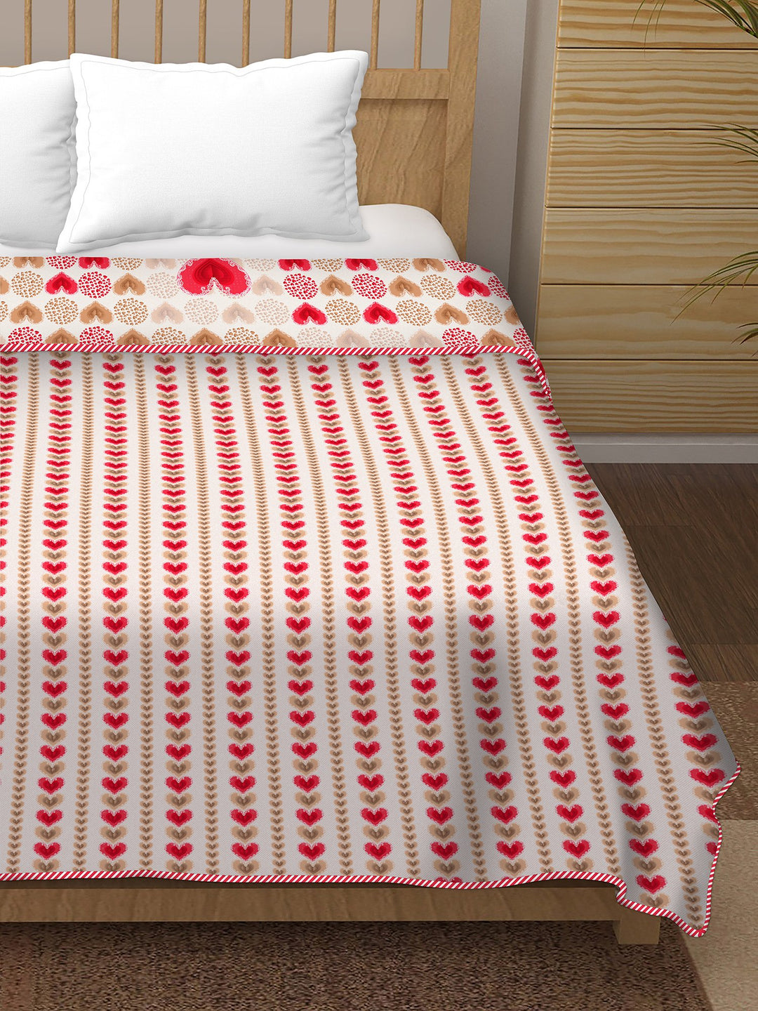 Double Dohar/AC Blanket Reversible Cotton | Size: 228 X 254 CM - Finland Collection