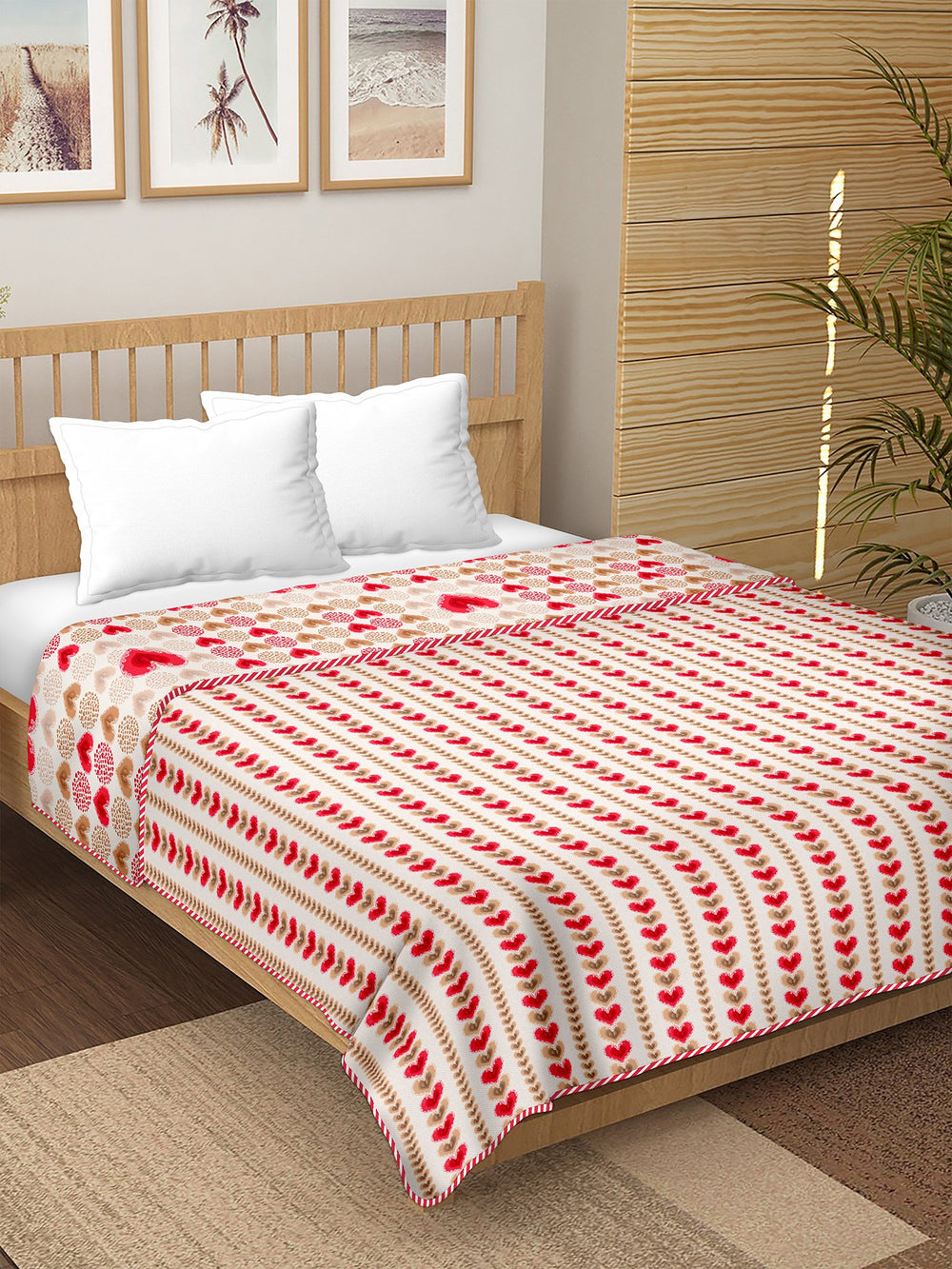 Double Dohar/AC Blanket Reversible Cotton | Size: 228 X 254 CM - Finland Collection