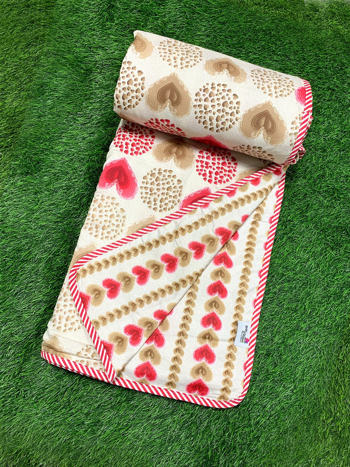 Double Dohar/AC Blanket Reversible Cotton | Size: 228 X 254 CM - Finland Collection