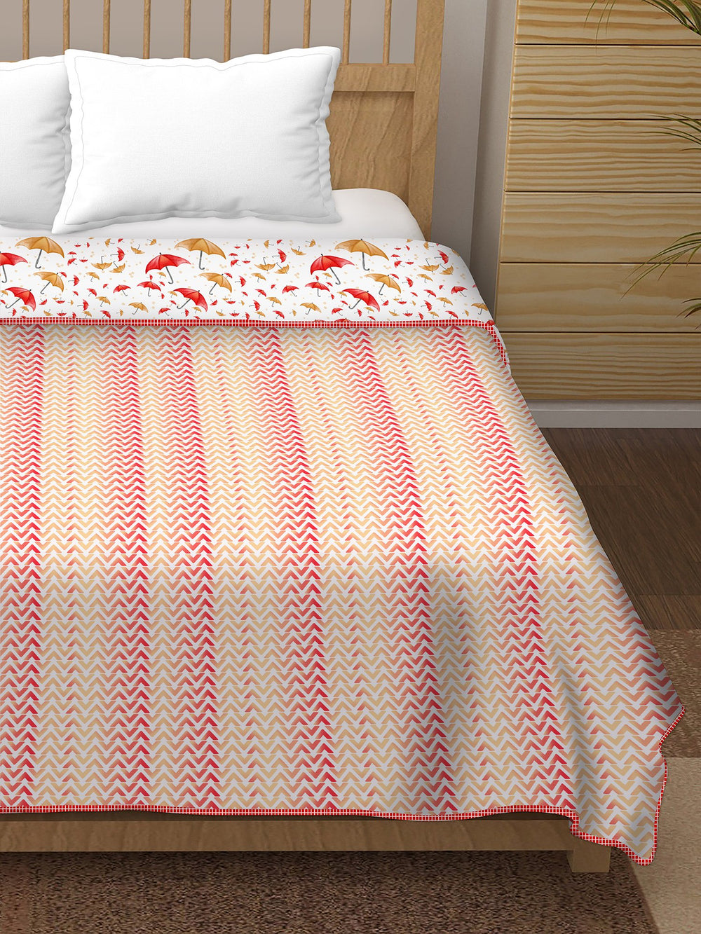 Double Dohar/AC Blanket Reversible Cotton | Size: 228 X 254 CM - Finland Collection