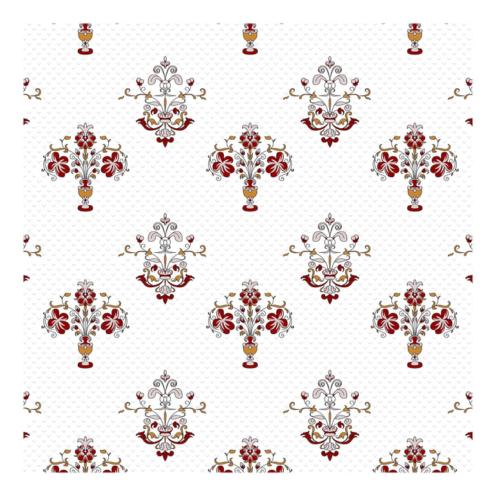 Bella Casa Fashion & Retail Ltd  180 TC Cotton Multi Colour Bedsheet with 2 Pillow Covers - Genteel Collection