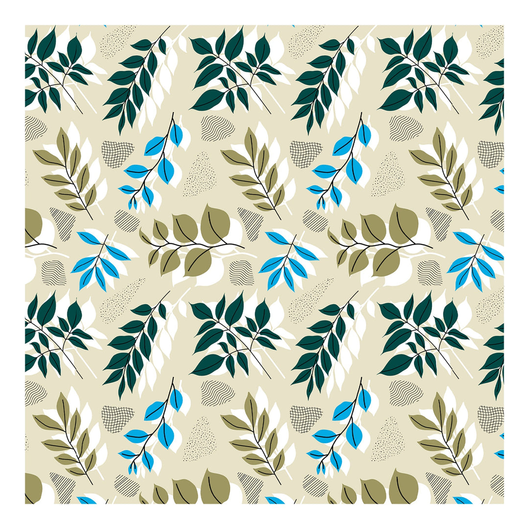 Bella Casa Fashion & Retail Ltd  BEDSHEET Bella Casa 180 TC Cotton Blue Colour Bedsheet with 2 Pillow Covers - Genteel Collection