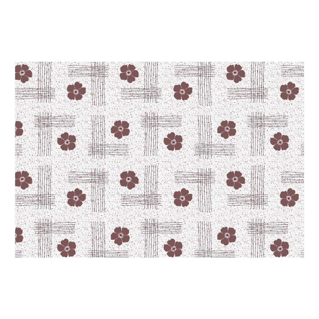 Bella Casa Fashion & Retail Ltd  BEDSHEET Double King Size Cotton Abstract Pink Colour Bedsheet with 2 Pillow Covers - Genteel Collection