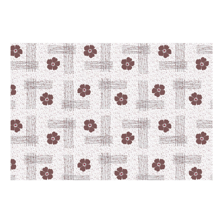 Bella Casa Fashion & Retail Ltd  BEDSHEET Double King Size Cotton Abstract Pink Colour Bedsheet with 2 Pillow Covers - Genteel Collection