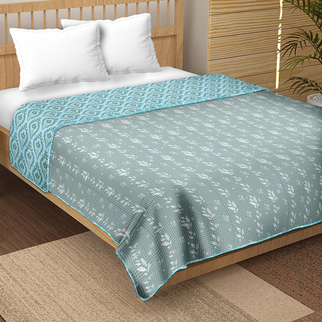 Bella Casa Fashion & Retail Ltd  Dohar Double Dohar/AC Blanket Reversible Cotton | Size: 228 X 254 CM - Finland Collection