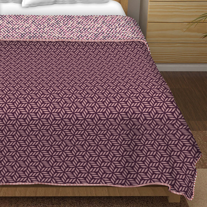 Double Dohar/AC Blanket Reversible Cotton | Size: 228 X 254 CM - Finland Collection