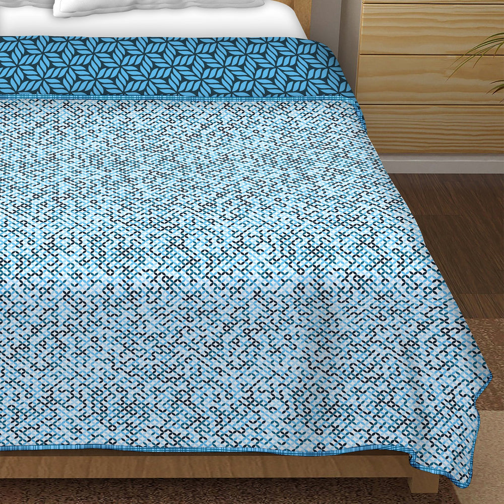 Bella Casa Fashion & Retail Ltd  Dohar Double Dohar/AC Blanket Reversible Cotton | Size: 228 X 254 CM - Finland Collection
