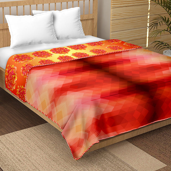 Bella Casa Fashion & Retail Ltd Dohar Double Dohar / AC Blanket Reversible| Size: 200 X 210 CM - Breeze Collection