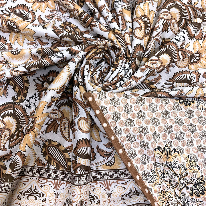 Bella Casa Fashion & Retail Ltd Dohar Single Cotton Reversible Dohar / AC Blanket  | Size: 152 X 228 CM - Canva Collection