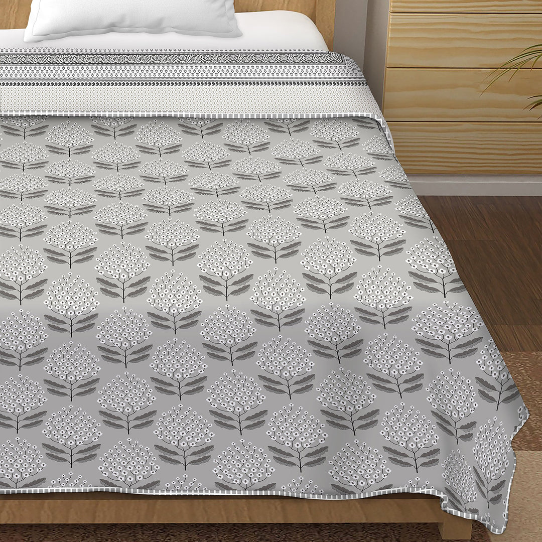 Bella Casa Fashion & Retail Ltd Dohar Single Cotton Reversible Dohar / AC Blanket  | Size: 152 X 228 CM - Canva Collection