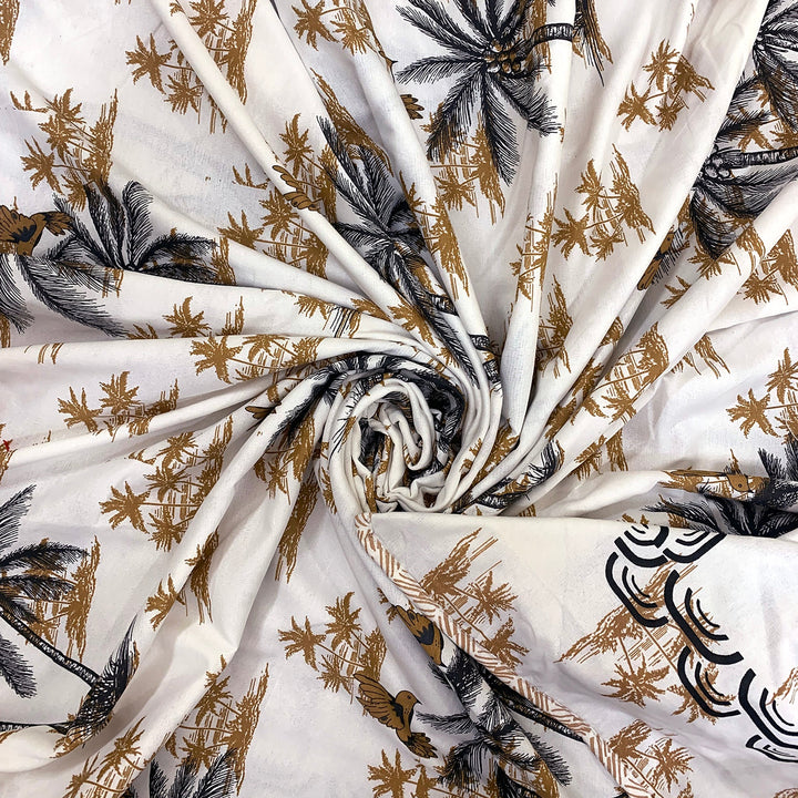 Bella Casa Fashion & Retail Ltd Dohar Single Cotton Reversible Dohar / AC Blanket  | Size: 152 X 228 CM - Canva Collection