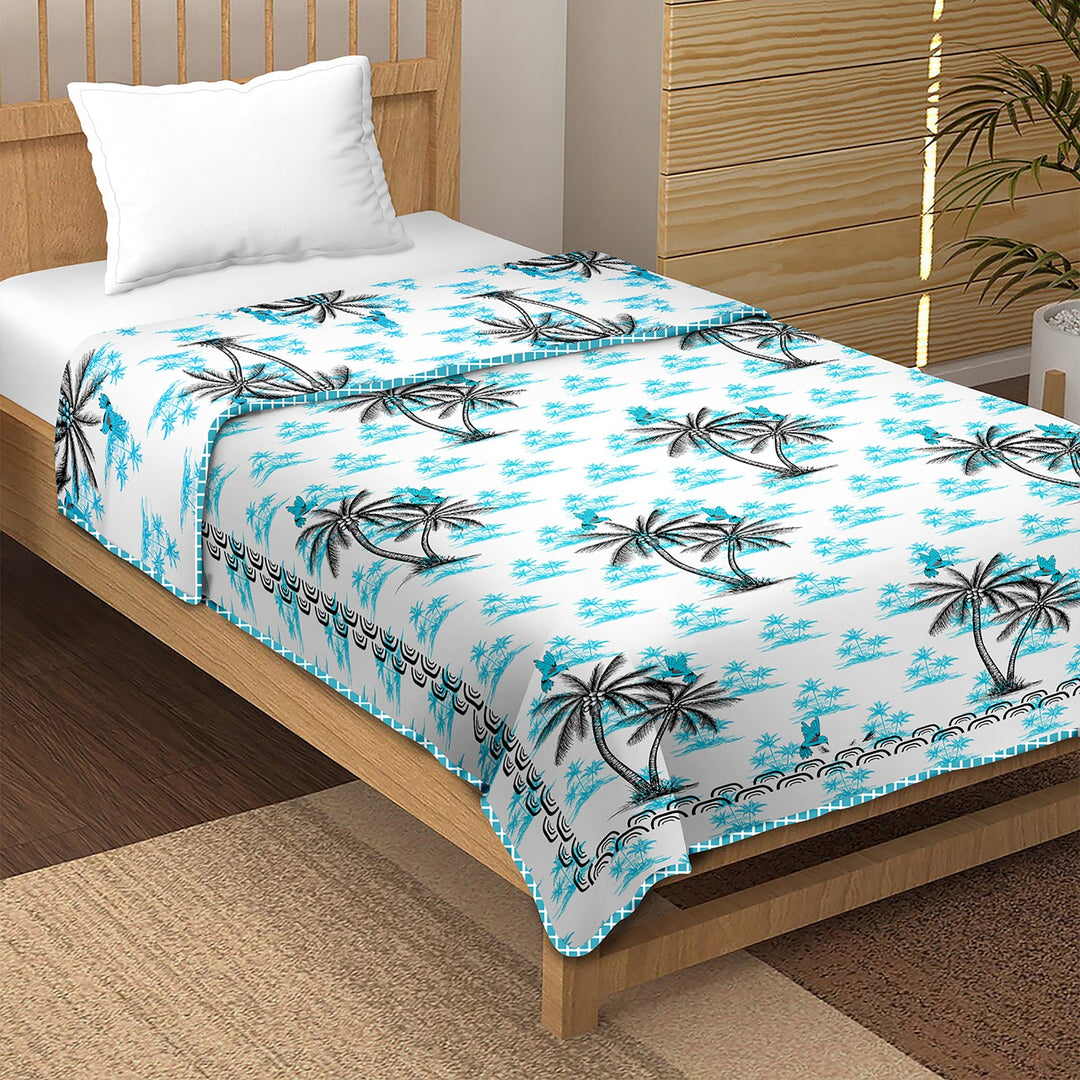 Bella Casa Fashion & Retail Ltd Dohar Single Cotton Reversible Dohar / AC Blanket  | Size: 152 X 228 CM - Canva Collection