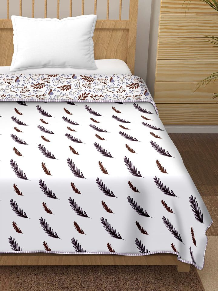 Bella Casa Fashion & Retail Ltd  Dohar Single Cotton Reversible Dohar / AC Blanket  | Size: 152 X 228 CM - Canva Collection